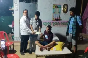 ନ୍ୟୁଜ ୭ର ମହାପ୍ରଭାବ: ଅଘୋରି ନିଆଁରେ ପୋଡ଼ି ଯାଇଥିବା ଭକ୍ତ ପାଖରେ ପହଞ୍ଚିଲା ପ୍ରଶାସନ