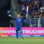 IPL 2026: ହାଇଦ୍ରାବାଦ୍‌ ଆଗରେ ୨୪୪ ରନ୍‌ର ବିଜୟ ଲକ୍ଷ୍ୟ ରଖିଲା ମୁମ୍ବାଇ, ରେୟାନ ରିକେଲ୍ଟନଙ୍କ ଶତକ